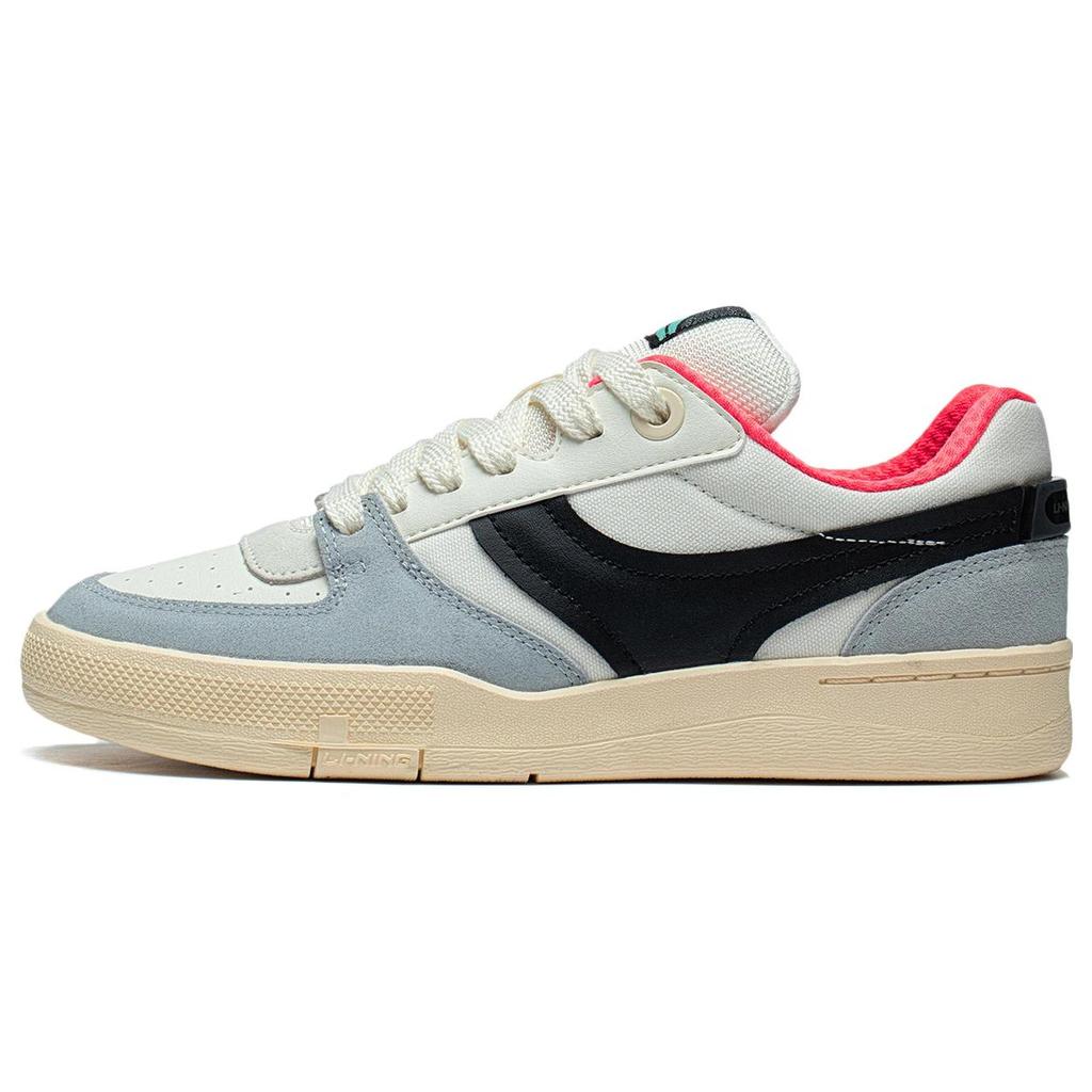 New LiNing Slip Resistant Low Top Skateboard Shoes Women's Blue Gray AEPSA58-1