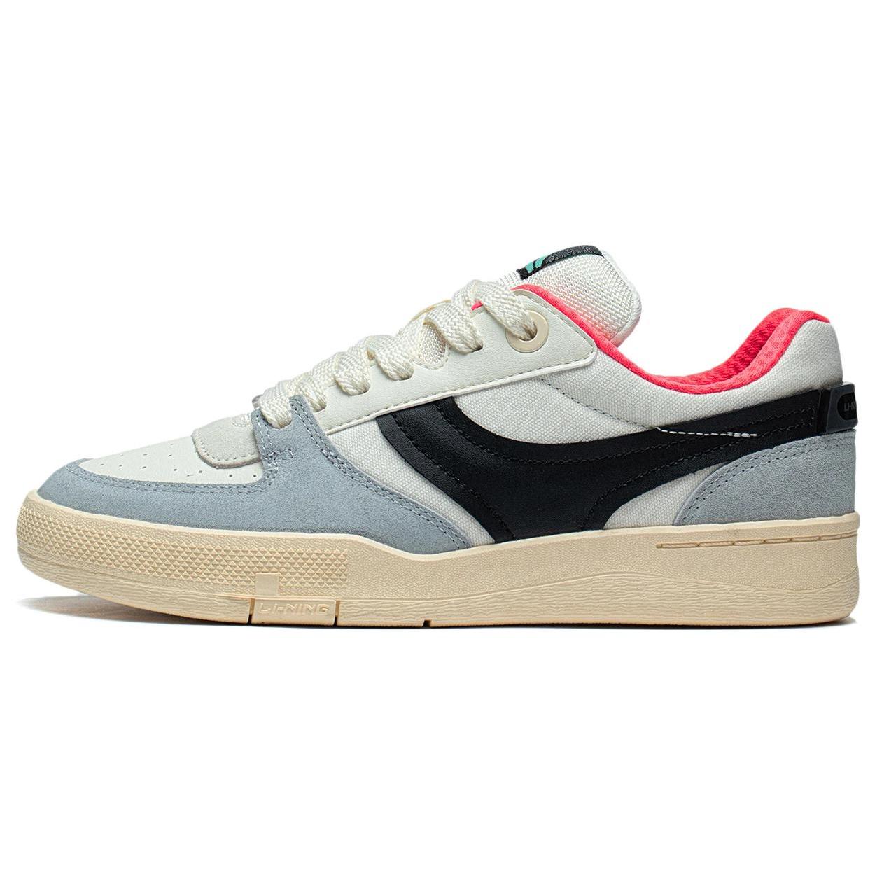 

LiNing Slip Resistant Low Top Skateboard Shoes Women s Blue Gray 39