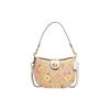 New Cow Leather Shoulder Bag, Crossbody Bag Medium Size Women's Khaki CH347-IMOT4
