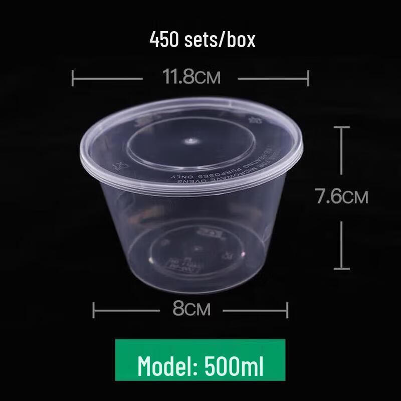 ZLIII Disposable Rectangular Transparent Food Containers