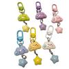 Cute Cloud Star Keychain Mini Bag Doll Pendant Backpack Charm Accessory Best Friend Gift Key Ring