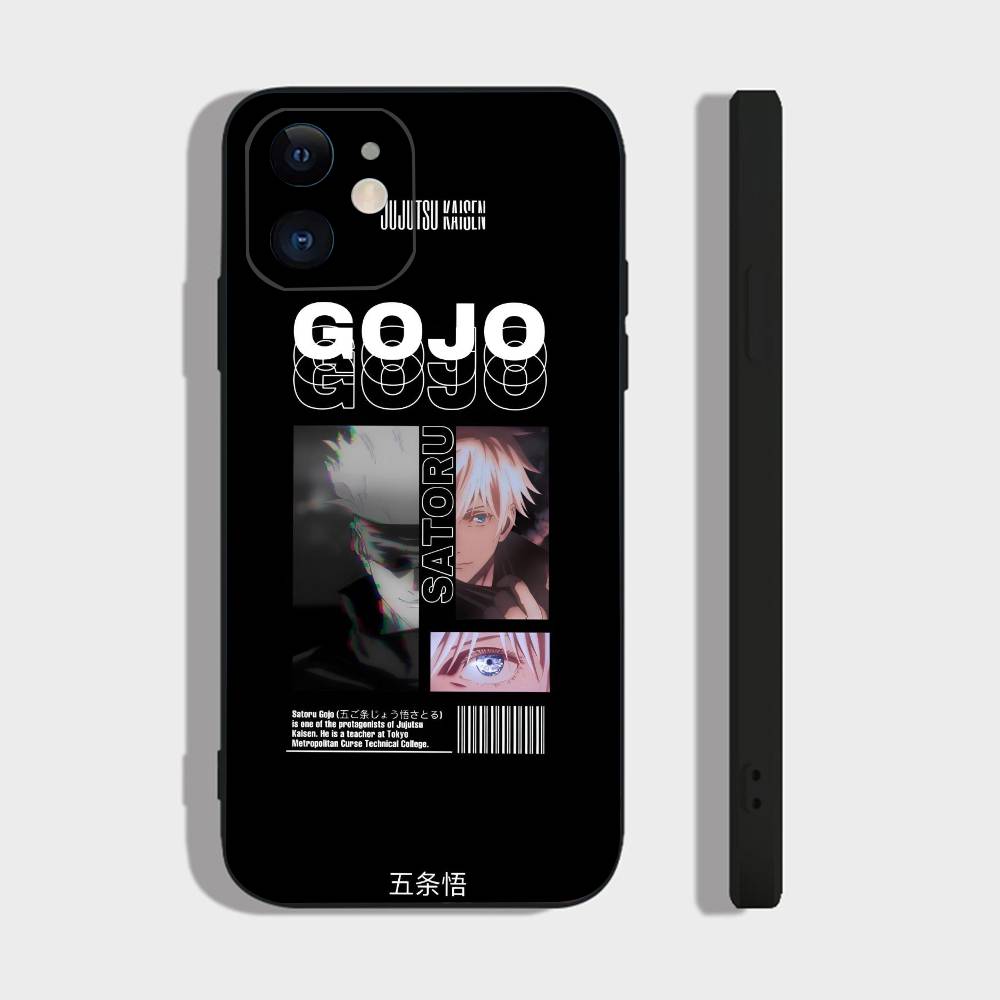 

Аниме J-Jujutsu Kaisen Для IPhone 15 16 14 Plus 13 12 11 17 Pro Max 17 Air Черный Мягкий Чехол для Телефона IPHONE 14PROMAX
