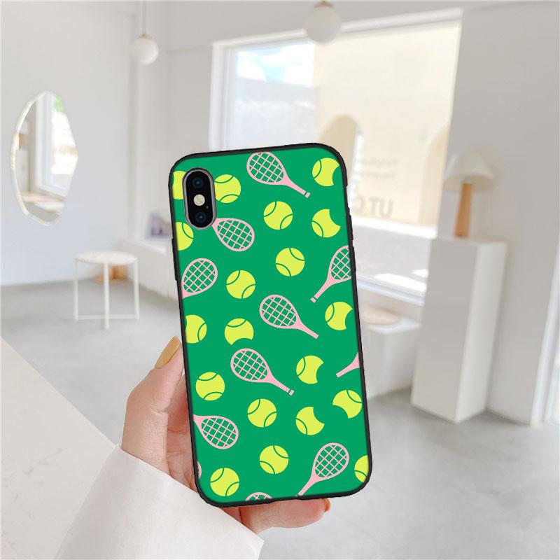 FM48 Tennis Sports Soft Shell Phone Case for Redmi Note 8 9 Pro Max 9S 9T 9C NFC 8T 8A 10A A4