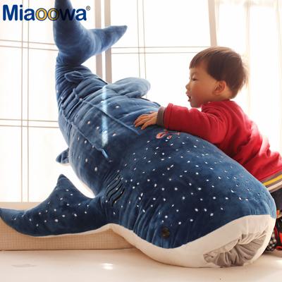1pc 50/100cm New Cute Blue Shark Plush Toys Big Fish Cloth Doll Stuffed Whale Animals Doll Lovely Children Baby Birthday Gift