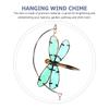 Dragonfly Garden Decor Luminous Hanging Decoration Bell Outdoor Wind Chimes Miss