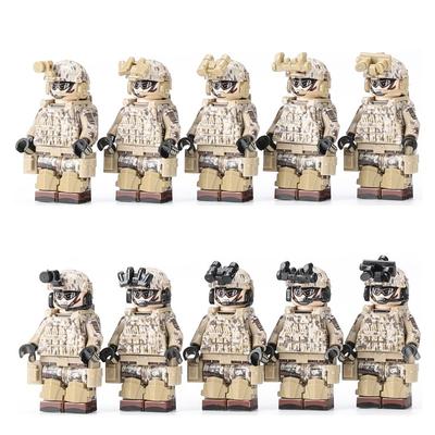 US Special Forces Seals Soldiers SWAT Guns Weapon Building Blocks Kit Bricks Sets Classic Arms Model Kids Toys