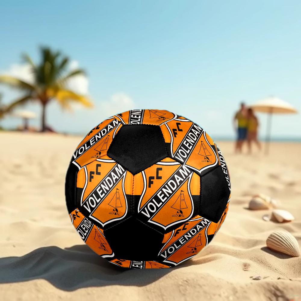 TAGLIA 5 Pallone da Calcio FC Volendam Colorato Per Tutte le Età Cucito a Macchina PVC Pronto per la Competizione Resistente Alta Rimbalzabilità