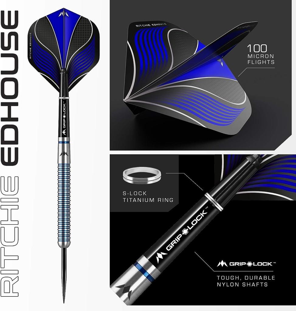 MISSION DARTS Mission darts Ritchie Edhouse AÇO 21g Ritchie Edhouse jogador modelo dardo barril dardo conjunto