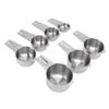 7Pcs Measuring Cups Set Stainless Steel Stackable Multifunctional Metal Nesting Measuring Cups Set for Kitchen Tools