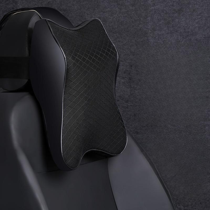 Comfortable Car Seat Neck Headrest Cushion Memory Cotton For Neck Back For Office Chair 3-point Support Design Reduce Fatigue