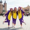 Kostium Onesie purple dragon - S