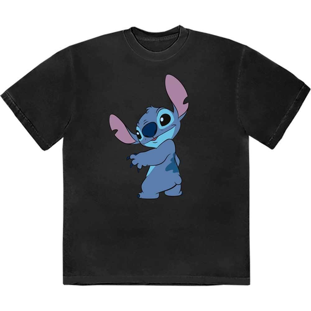 Disney Lilo  StitchStitch Turn T-Shirt Black New Unisex T-Shirt S