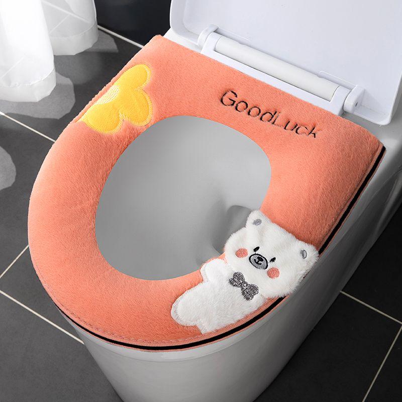 Household Toilet Seat Cushion Zipper Universal Toilet Cover Thickened Waterproof Toilet Seat Cushion Cute Toilet Seat Cushion