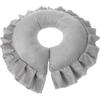 Grey U-Shaped Massage Pillow Cradle Cushion for Massage Table Comfortable Face Relax Pillow for Easy to Clean Beauty Salon and Home Use