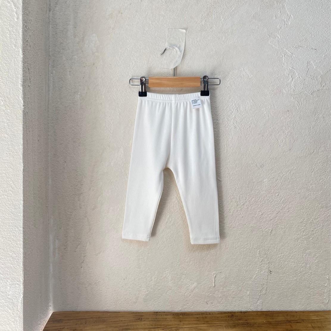 

Леггинсы в полоску для новорожденных из бархата — эластичные, тонкие, однотонные штаны для мальчиков и девочек, весна и осень. 66cm