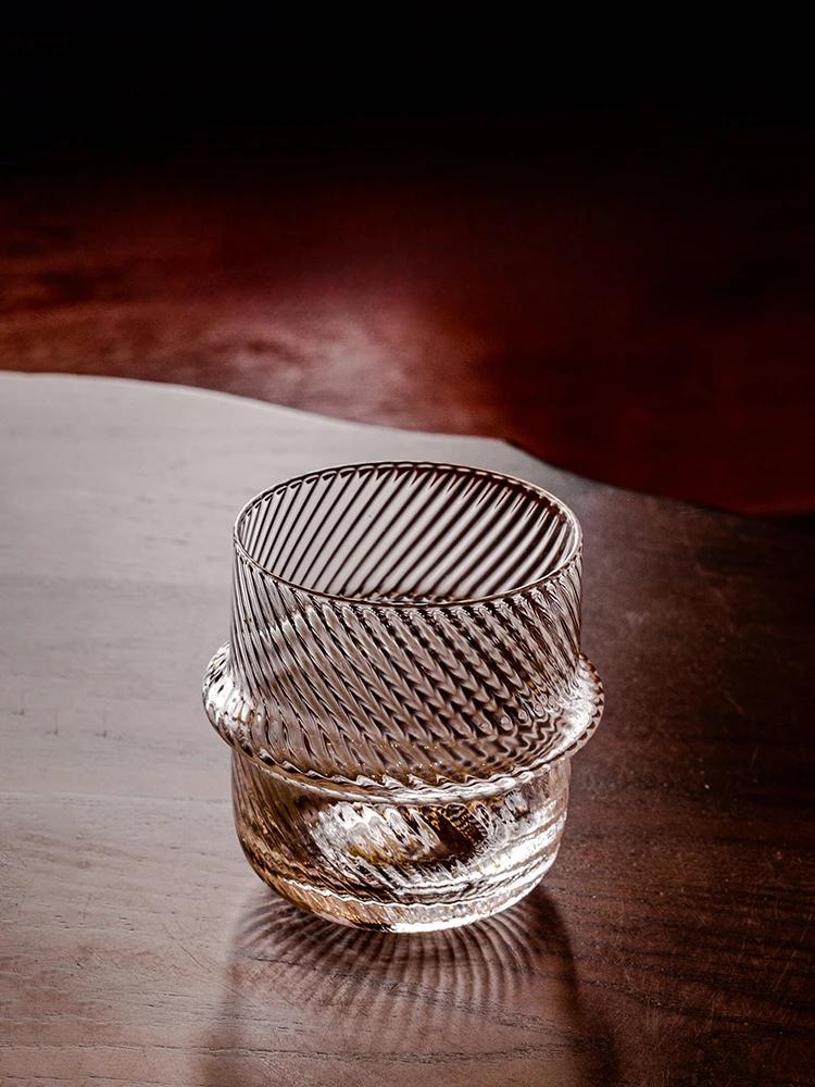 Thickened Coffee Cup High Appearance Level Household Heat-resistant Glass Transparent Latte Dessert Cup Creative Milk Drink Cup