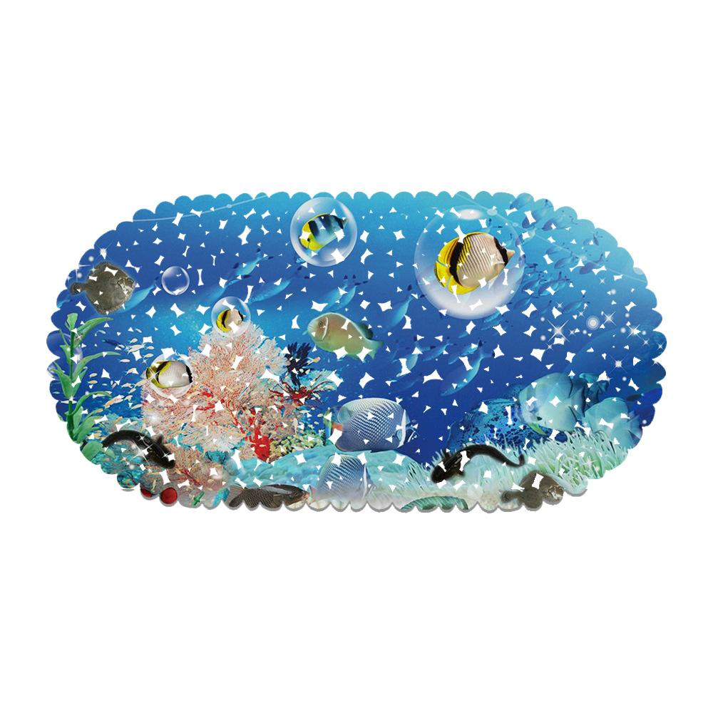 Ocean World Map Balcony Bathroom Mat Hydrophobic Non-Slip Door Mat Swimming Pool Public Places Non-Slip Floor Mat