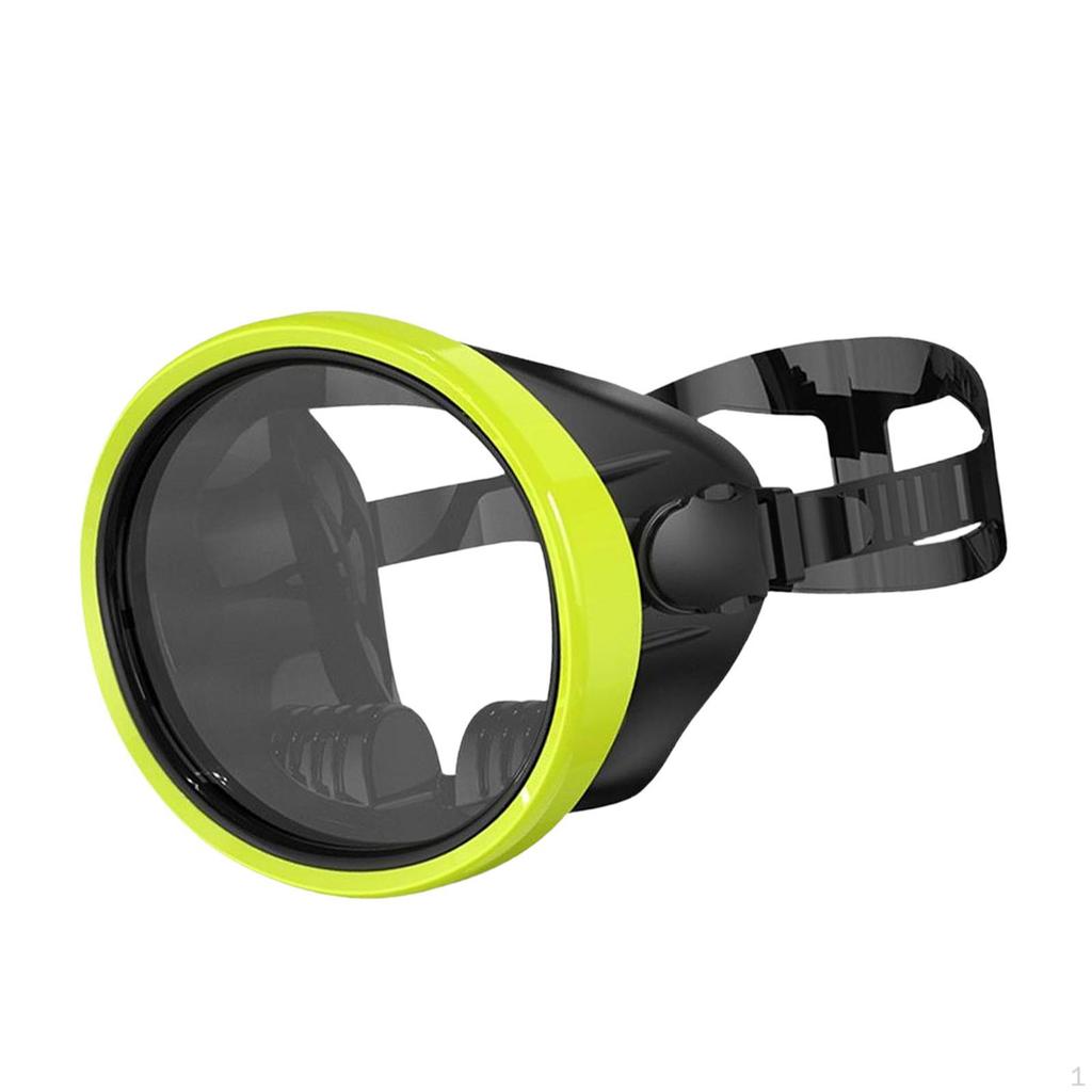 Compact Scuba Goggles for Freediving with Silicone And Glass