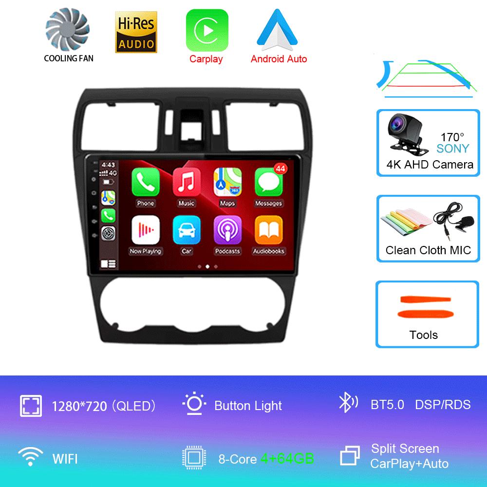 For Subaru Forester XV WRX 2012 -2015 Android 14 Video Player Car Radio Multimedia 2 Din Navigation GPS BT 4G WIFI Stereo DVD