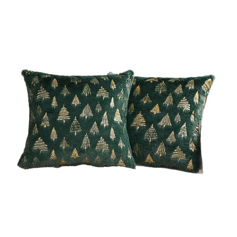 Christmas Pillow Shu Cotton Embroidered Pillow Case Living Room Sofa Snowflake Cushion Pillow Case