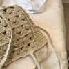 Handwoven Hollow Out Straw Bag Summer Handbag Women's Crossbody Shoulder Bag Street Style Trendy Basket Beach Bag CLE