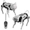 Kit DIY Robô Cão e Gato Mecânico Brinquedo de Passeio com Controle Remoto Conjunto de Montagem Educacional STEM com Controle Remoto