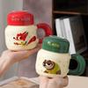 Crazy Zootopia Mug Girls High-Value Water Cup Office With Lid Cartoon Birthday Gift Ceramic Cup