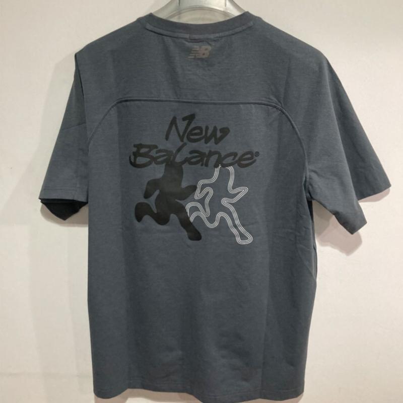 New Balance Frozen Runners Short Sleeve Tee Nbnef25403 Chalcoal