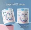 Blue Heart Rabbit Cute Cartoon Drawstring Kitchen Garbage Bags - 100 Pcs
