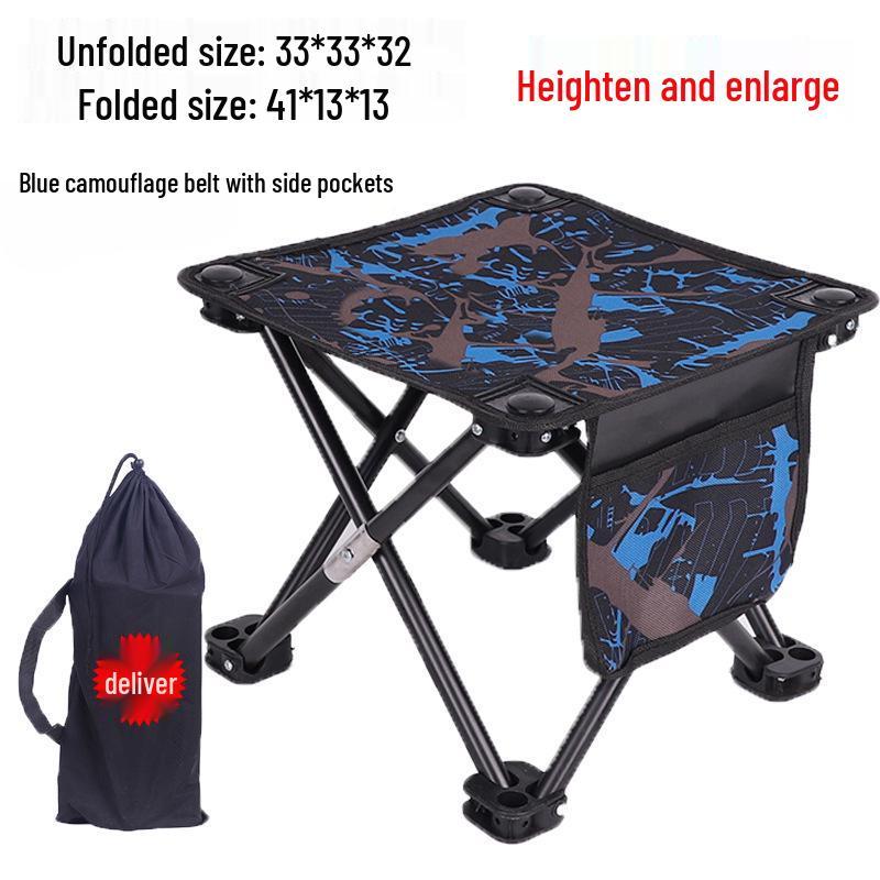 Portable Outdoor Folding Stool for Fishing, Sketching, and Picnics