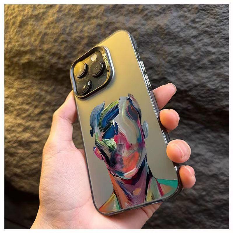Suitable for Artistic Abstract Portrait iPhone 17/16, iPhone 15 Pro/IMD Phone Cases 14/13/12 Wholesale 11