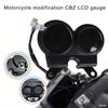Function Motorcycle Speedometer Tachometer Kit Precise Mileage Tracking Weatherproof Design Multiple Bike Models