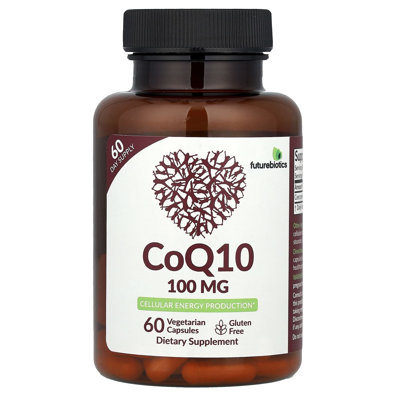 

Coq10, 100Mg, 60 Veggie Capsules