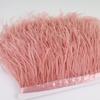 13-18CM 6M Ostrich Feather Trim Cloth Belt for Sewing DIY Feather Ribbon Fringe Wedding Dress Clothes Decoration