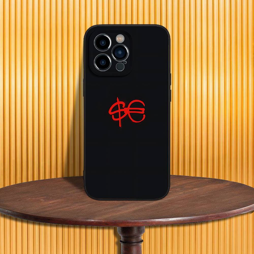 S-Sfera Ebbasta SFE Phone Case For iPhone 17,16,15,14,13,12,11,Pro,Max,Plus,X,XS,SE4,E,Mini,Soft Black Case