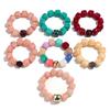 Colorful Acrylic Chunky Irregular Square Beaded Bracelet for Women Trendy Imitation Stone Resin Bracelets Fashion Jewelry Gifts