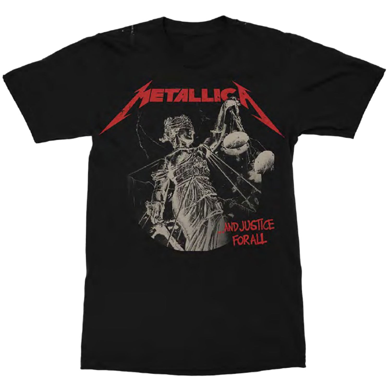 Metallica Justice for All Tee Casual TShirt Mens and Womens Luxury Brand Top S