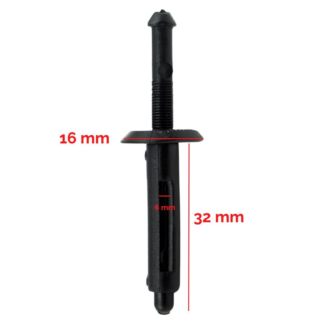 Door Trim Clip - 1 Piece, Compatible with Honda Accord, CR-V, Fit, Civic, Insight, Odyssey, Pilot