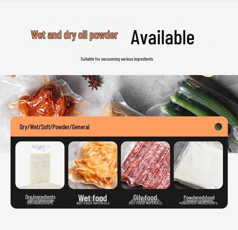 European Standard Multi-Functional Vacuum Sealer for Home Food Preservation