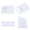 Transparent Lipstick Storage Box 16 Slots Acrylic Lipstick Organizer Opening Design Multipurpose for Bathroom Vanity