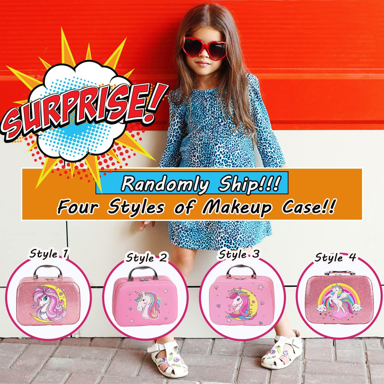 Для Ideahome Детский моющийся макияж Игрушки для девочек - Набор настоящего макияжа, Маленький набор макияжа для ребенка-малыша Детей Принцессы, Рождественский Подарок на День Рождения