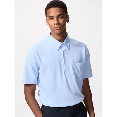 Men Airism Pique Polo Shirt  Button Down