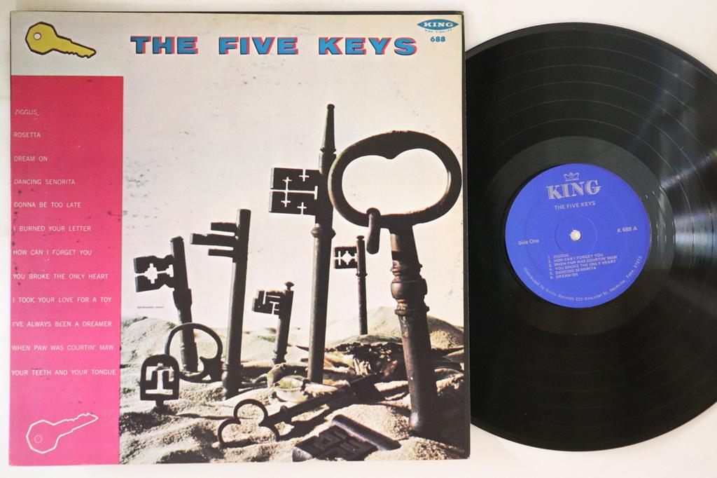 LP Record FIVE KEYS - The Five Keys 688 King Records 1977 US Soul/Funk Used
