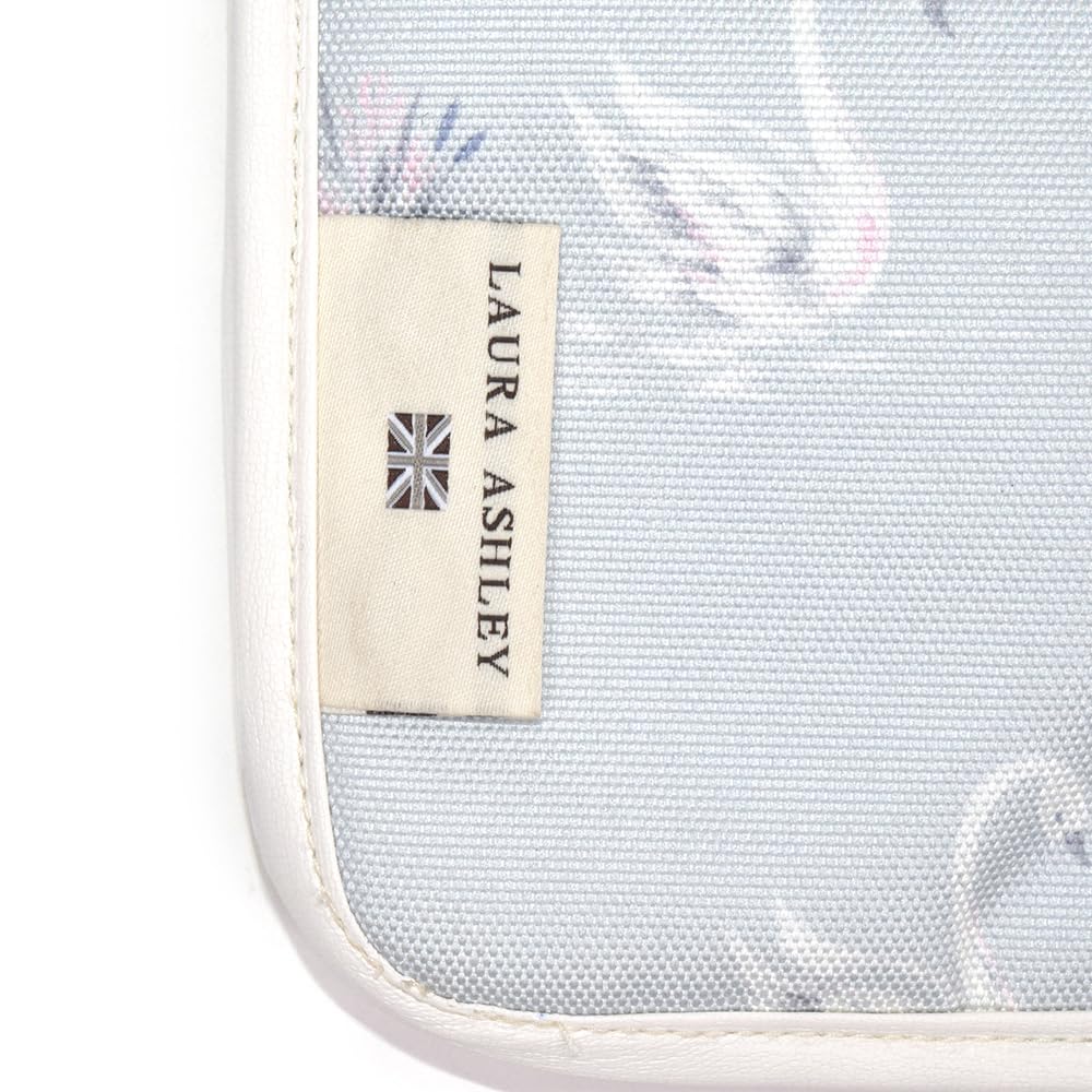 LAURA CANDY STYLE Mother and Child Health Handbook Case Cute B3700100 ASHLEY/COLORFUL (Zipper Type) Water-repellent, Lightweight, Swans, Girls'