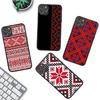 U-Ukraine Ornament Pattern Phone Case For IPhone 16 15 14 X XR XS 7 8 Plus 11 12 13 Pro MAX 13mini Matte Shockproof Case