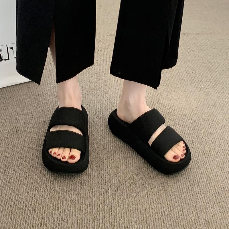 Platform Slippers Women Wear Summer New Platform Slippers Casual Fashion Fairy with Skirt Beach Slippers
