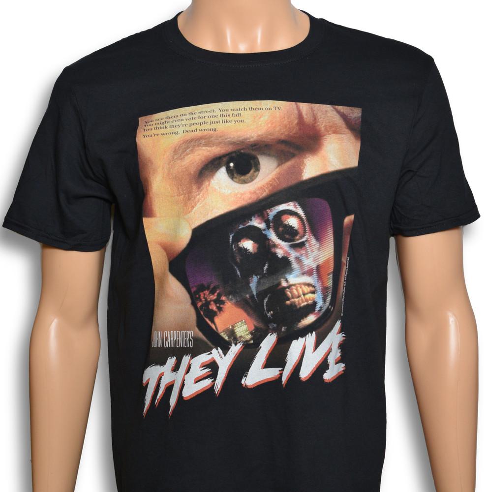 They Live Poster Brand New Officially Licensed Shirt Unisex T-Shirt S