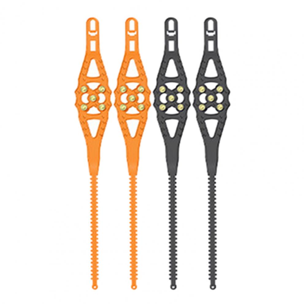 Resilient Tire Chains Universal Fish Bone Car Tire Chains Anti-sliding Wear-resistant Grip for Vehicles 2/4/6pcs Off-road Tire