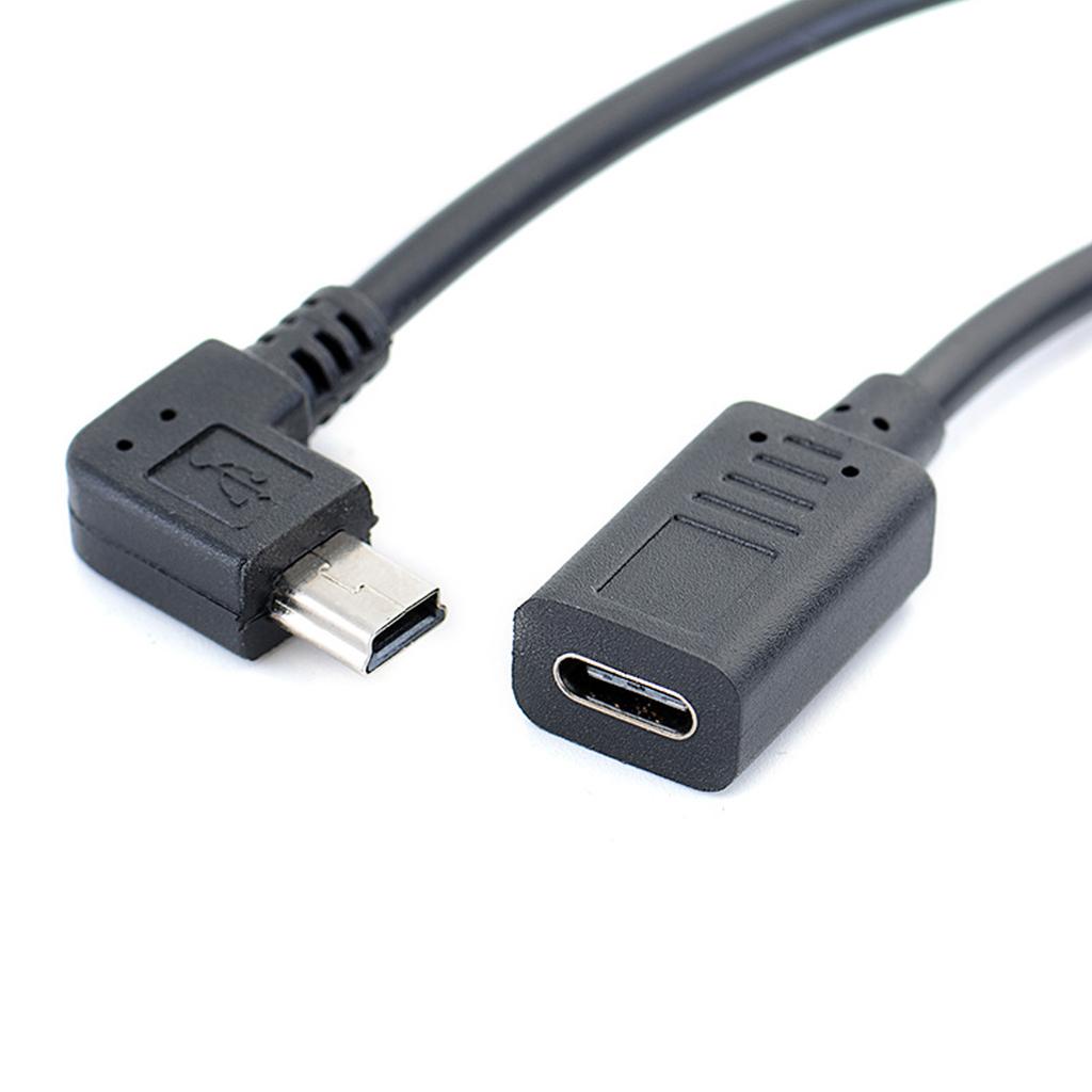 USB-Kabel Typ C Buchse auf USB 5P Stecker Konverteradapter für MP3-Player, Digitalkameras