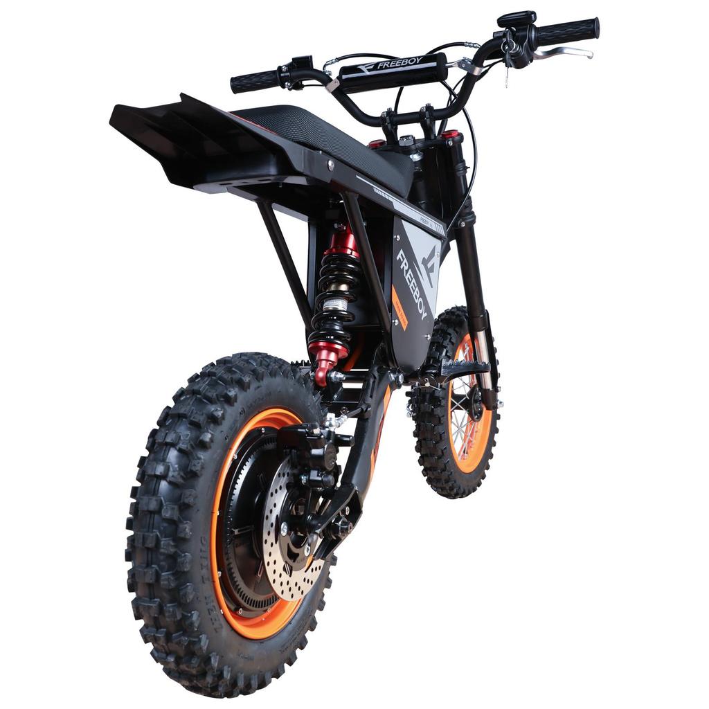 FREEBOY Y66 Electric Dirt Bike for Teens  with 48V 30Ah Battery,Dual Suspension